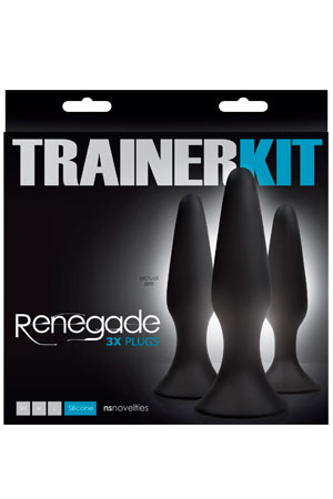 Набор из 3 анальных пробок Renegade Sliders Kit на присоске