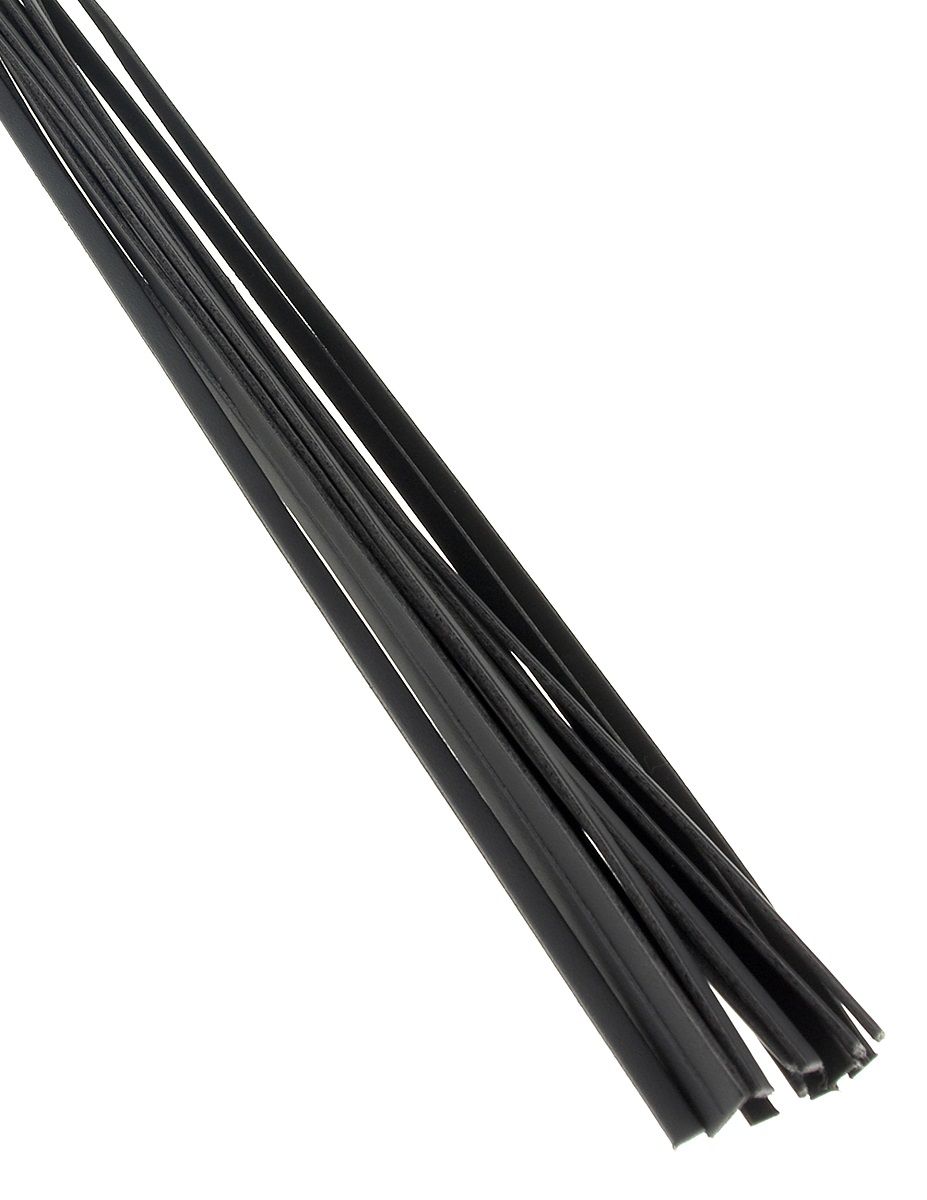 Чёрная плетка Deluxe Cat O  Nine - 62 см.