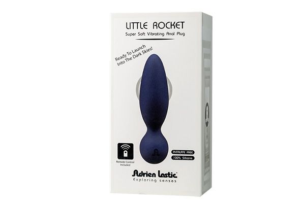 Анальная пробка с вибрацией и пультом Adrien Lastic Little Rocket LRS New